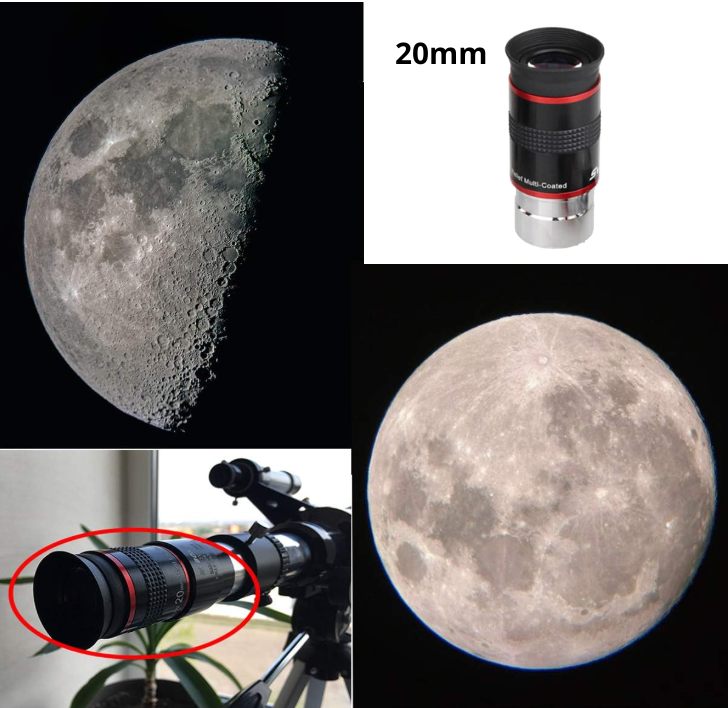 Oculaire télescope 20mm